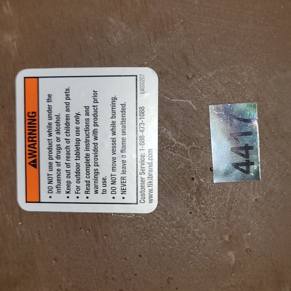 NWT Pair of Tiki Glass Votive Table Torches - Picture 8 of 13